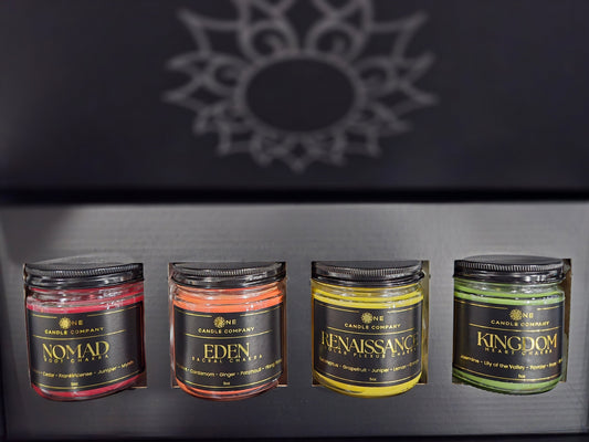 Established  - Root to Heart Chakra Candle Collection