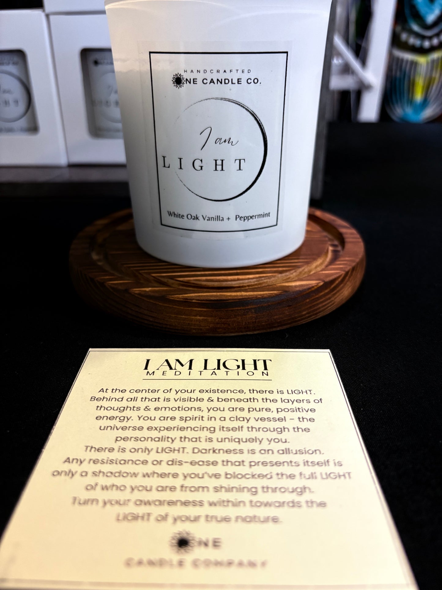 I am Light - 10oz Wood Wick Candle