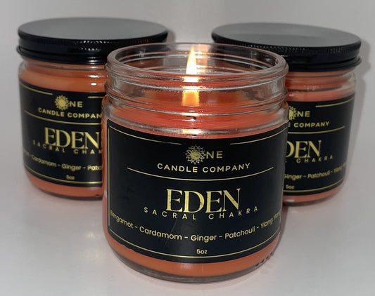 Eden - Sacral Chakra Candle - 8oz Jar