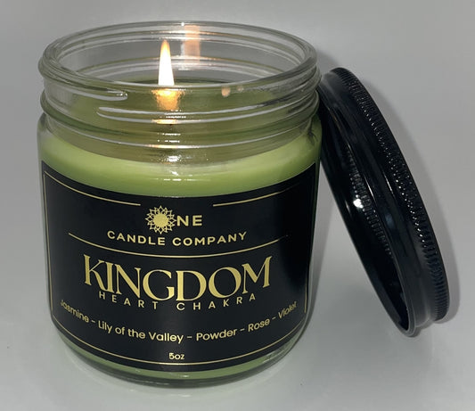 Kingdom - Heart Chakra Candle - 8oz Jar