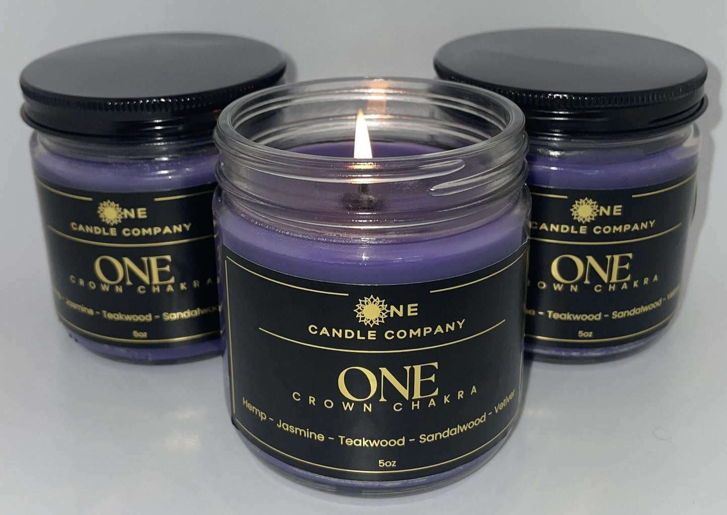 One - Crown Chakra Candle - 8oz Jar